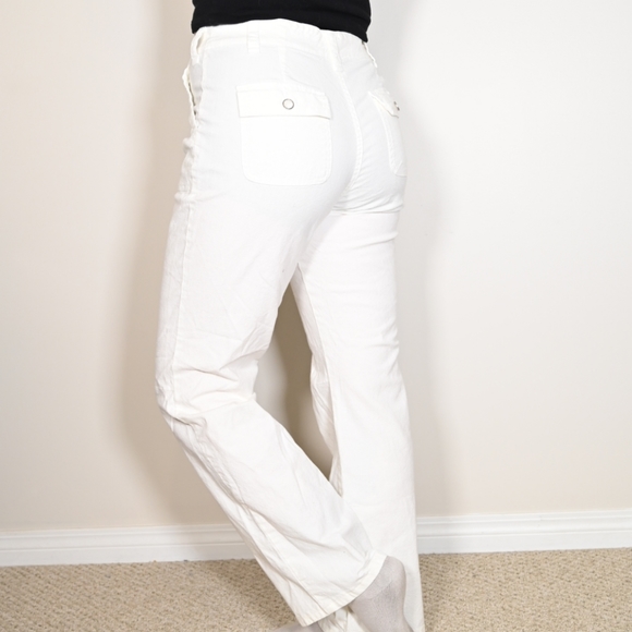 White Denim Trousers - Picture 1 of 3